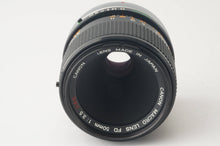 画像をギャラリービューアに読み込む, キヤノン Canon FD MACRO 50mm F3.5 S.S.C