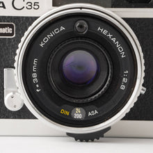 画像をギャラリービューアに読み込む, コニカ Konica C35 Flash matic / KONICA HEXANON 38mm F2.8