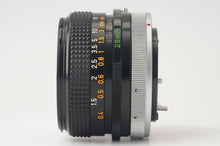 画像をギャラリービューアに読み込む, キヤノン Canon FD 28mm F3.5 S.C.