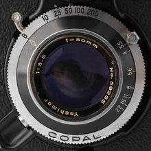 画像をギャラリービューアに読み込む, ヤシカ Yashica YashicaFlex A II型 / Yashimar 80mm F3.5