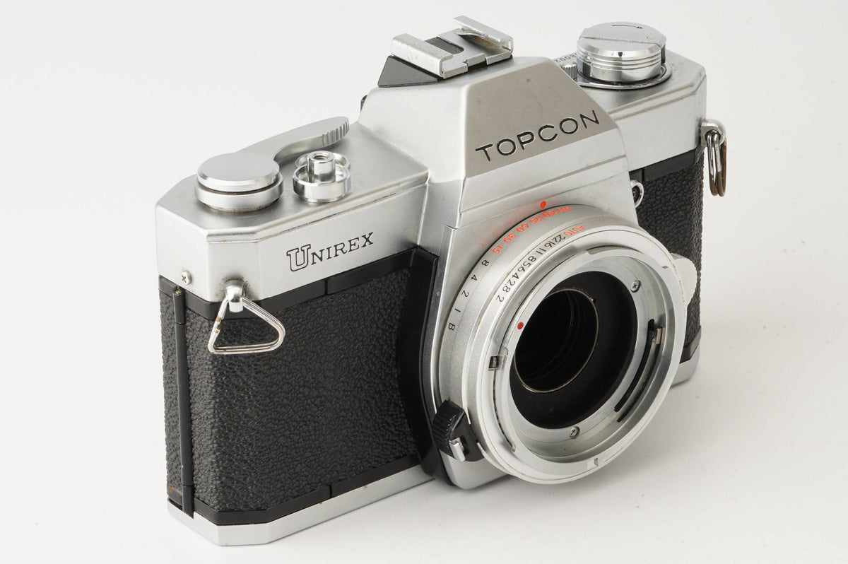 美品TOPCON Unirex ブラック 東京光学 Topcor 50mm F2 フィルムカメラ TOPCON UNIREX 50mm f2.0 TOPCON UNIREX Film