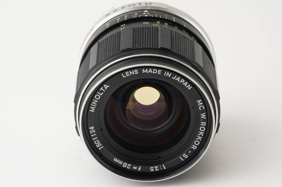 美品★MINOLTA ミノルタ MC W.ROKKOR-SI 28mm F2.5 オールドレンズ】レビュー：MINOLTA MC W.ROKKOR 28mm F2.8