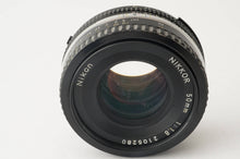 画像をギャラリービューアに読み込む, ニコン Nikon Ai-s NIKKOR 50mm F1.8 パンケーキレンズ