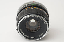 画像をギャラリービューアに読み込む, キヤノン Canon FD 35mm F3.5