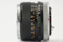 画像をギャラリービューアに読み込む, キヤノン Canon FD 35mm F3.5