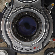 画像をギャラリービューアに読み込む, ヤシカ Yashica Yashica-44 4x4 / Yashikor 60mm F3.5