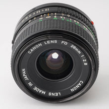 画像をギャラリービューアに読み込む, キヤノン Canon New FD 28mm F2.8