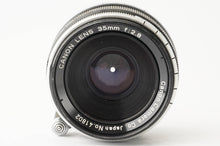 画像をギャラリービューアに読み込む, キヤノン Canon 35mm F2.8 L39 ライカLマウント