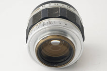 画像をギャラリービューアに読み込む, キヤノン Canon 50mm F1.4 L39 ライカLマウント