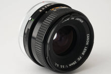 画像をギャラリービューアに読み込む, キヤノン Canon FD 28mm F3.5 S.C.