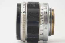 画像をギャラリービューアに読み込む, キヤノン Canon 50mm F1.4 L39 ライカLマウント