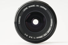 画像をギャラリービューアに読み込む, キヤノン Canon FD 28mm F3.5 S.C.