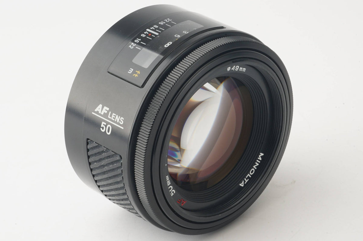 新品新作MINOLTA AF50/1.4 レンズ(単焦点)