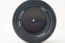 画像をギャラリービューアに読み込む, ミノルタ Minolta AF 50mm F1.4 ソニー Aマウント
