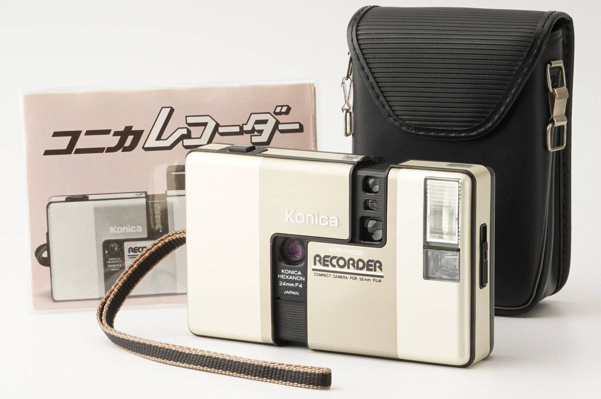 Konica コニカ RECORDER HEXANON 24mm F4 ブラックカメラ - フィルムカメラ