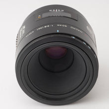 画像をギャラリービューアに読み込む, ミノルタ Minolta AF Macro 50mm F2.8 ソニー Aマウント