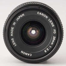 画像をギャラリービューアに読み込む, キヤノン Canon New FD 28mm F2.8