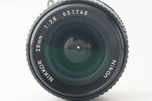 画像をギャラリービューアに読み込む, ニコン Nikon Ai-s Nikkor 28mm F2.8