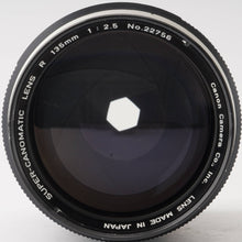 画像をギャラリービューアに読み込む, キヤノン Canon SUPER-CANOMATIC R 135mm F2.5 Canonflex用