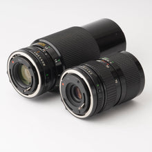 画像をギャラリービューアに読み込む, キヤノン Canon New FD ZOOM 35-70mm F4 / New FD ZOOM 70-210mm F4