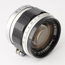 画像をギャラリービューアに読み込む, キヤノン Canon 50mm F1.4 ライカLマウント