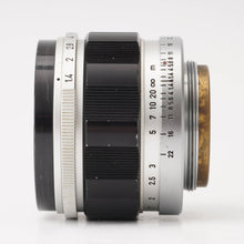 画像をギャラリービューアに読み込む, キヤノン Canon 50mm F1.4 ライカLマウント