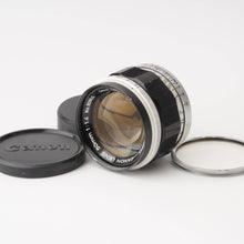 画像をギャラリービューアに読み込む, キヤノン Canon 50mm F1.4 L39 ライカLマウント