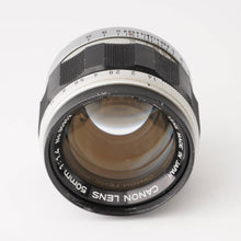 画像をギャラリービューアに読み込む, キヤノン Canon 50mm F1.4 L39 ライカLマウント