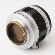 画像をギャラリービューアに読み込む, キヤノン Canon 50mm F1.4 L39 ライカLマウント