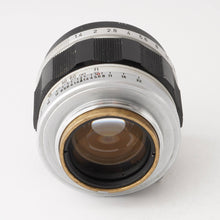 画像をギャラリービューアに読み込む, キヤノン Canon 50mm F1.4 L39 ライカLマウント