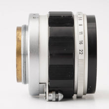 画像をギャラリービューアに読み込む, キヤノン Canon 50mm F1.4 L39 ライカLマウント