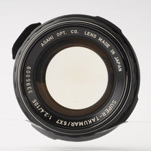 Load image into Gallery viewer, Pentax Asahi SUPER TAKUMAR 6X7 105mm f/2.4 for 6X7 67