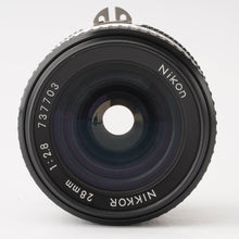 画像をギャラリービューアに読み込む, ニコン Nikon Ai-s NIKKOR 28mm F2.8