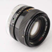 画像をギャラリービューアに読み込む, キヤノン Canon FD 50mm F1.4 S.S.C.