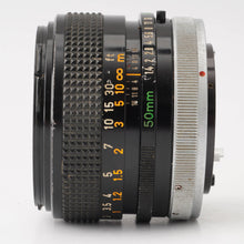 画像をギャラリービューアに読み込む, キヤノン Canon FD 50mm F1.4 S.S.C.