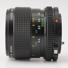 画像をギャラリービューアに読み込む, キヤノン Canon New FD MACRO 50mm F3.5