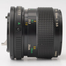 画像をギャラリービューアに読み込む, キヤノン Canon New FD MACRO 50mm F3.5
