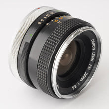 画像をギャラリービューアに読み込む, キヤノン Canon FD 28mm F3.5