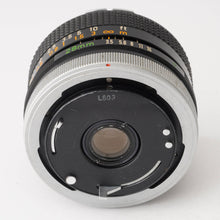画像をギャラリービューアに読み込む, キヤノン Canon FD 28mm F3.5