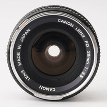 画像をギャラリービューアに読み込む, キヤノン Canon FD 28mm F3.5