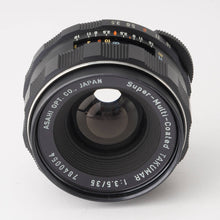 画像をギャラリービューアに読み込む, ペンタックス Pentax Asahi Super-Multi-Coated SMC タクマー TAKUMAR 35mm F3.5 M42マウント
