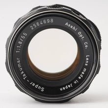 Load image into Gallery viewer, Pentax Asahi Super-Takumar 55mm f/1.8 M42 mount