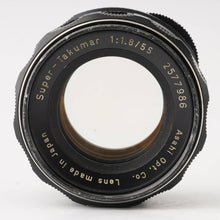 画像をギャラリービューアに読み込む, ペンタックス Pentax Asahi スーパータクマー Super Takumar 55mm F1.8 M42マウント