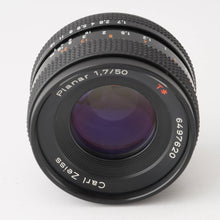 画像をギャラリービューアに読み込む, コンタックス Contax Carl Zeiss Planar 50mm F1.7 T* AEJ コンタックス/ヤシカマウント