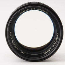 画像をギャラリービューアに読み込む, ヤシカ Yashica ML 135mm F2.8 コンタックス/ヤシカマウント