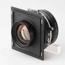 Load image into Gallery viewer, Schneider Kreuznach Symmar-S 240mm f/5.6 MC COPAL NO.3