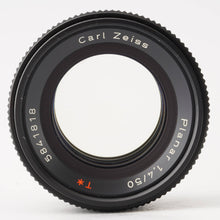 画像をギャラリービューアに読み込む, コンタックス Contax Carl Zeiss Planar 50mm F1.4 AEJ CYマウント