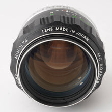 画像をギャラリービューアに読み込む, ミノルタ Minolta MC ROKKOR-PG 58mm F1.2 MCマウント