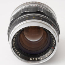 画像をギャラリービューアに読み込む, フジ Fuji FUJINON L 5cm 50mm F2 ライカLマウント