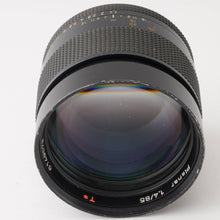 画像をギャラリービューアに読み込む, コンタックス Contax Carl Zeiss Planar 85mm F1.4 T* AEG C/Yマウント